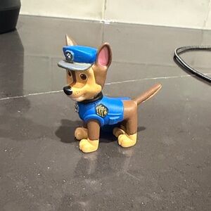 Blue and Brown Dog Figurine